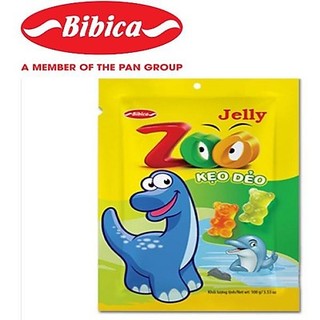 Kẹo dẻo zoo bibica hương trái cây gói 100g/ kẹo dẻo chip chip mix vị