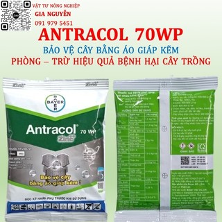 Thuốc trừ bệnh cây trồng antracol 70wp gói 100gam