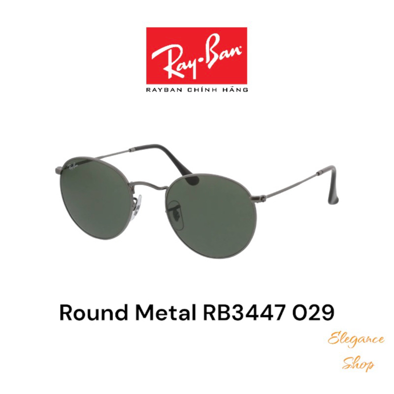 CAM KẾT CHÍNH HÃNG Kính Mát RayBan Round RB3447 029