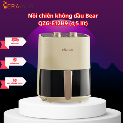 Nồi chiên không dầu Bear QZG-E12H9 (4,5 lít) Bảo hành chính hãng 18 tháng
