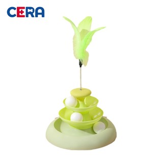 Đồ chơi banh 3 tầng - mèo lông vũ - đồ chơi 037