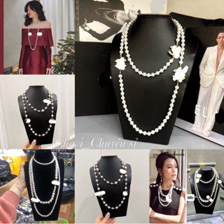 Vòng cổ ngọc nhiều tầng phụ kiện cao cấp shop Chavi Clothing sỉ toàn quốc