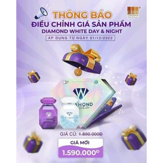 (Chính hãng ,nguyên tem mã) viên uống trắng da Ngọc trinh diamond white