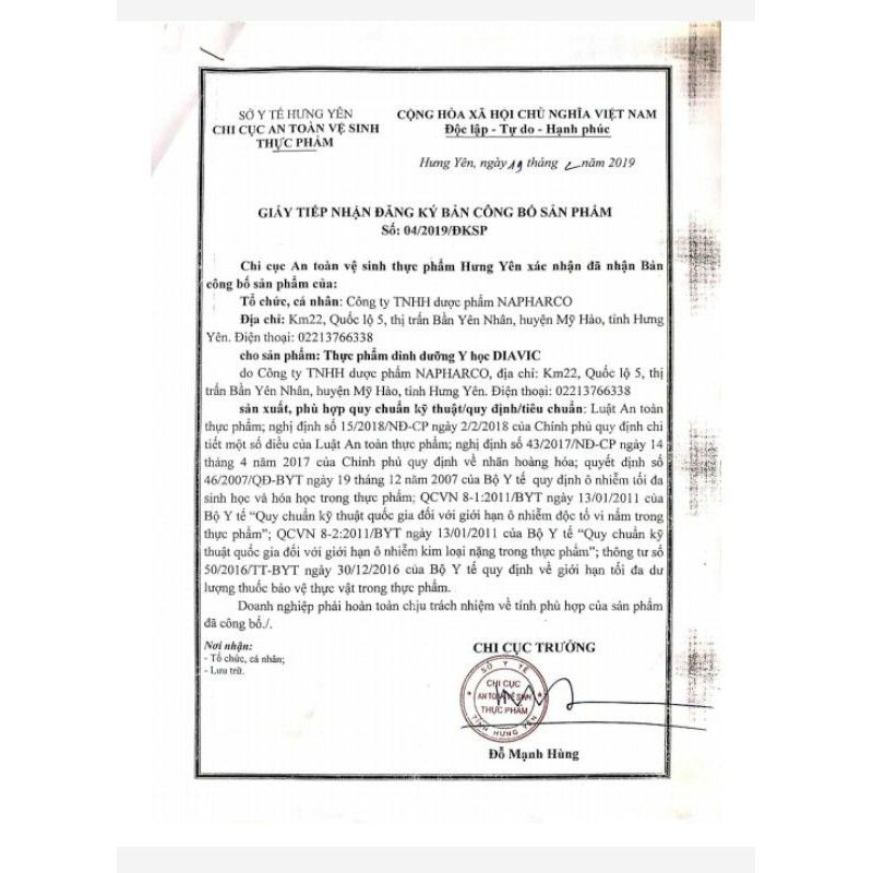 Viên uống huyết áp tim mạch diavic health dong riềng đỏ ổn định đường huyết giảm mỡ máu béo phì (Hộp 30 viên)