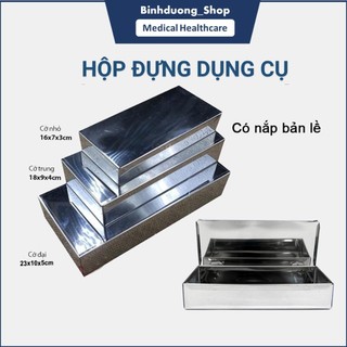 Hộp Chữ Nhật inox các size đựng dụng cụ dùng trong y tế