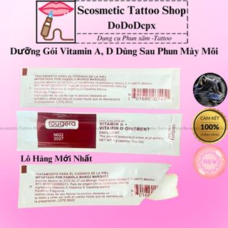 Combo 20 gói -Dưỡng gói Vitamin A, D chuyên dùng sau phun xăm mày,môi