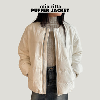 Áo khoác phao Puffer jacket Mia Ritta A2184 - Áo phao khoá kéo phong cách Hàn quốc
