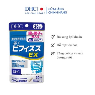  Tpbvsk DHC Bifidus Ex 20 ngày (Viên uống DHC bổ sung lợi khuẩn hỗ trợ hệ tiêu hoá 20 viên)