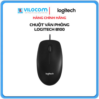 Chuột Có Dây Logitech B100 CHÍNH HÃNG, bảo hành 12 tháng
