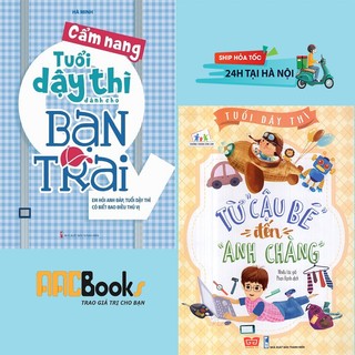 Sách - Combo Cẩm nang tuổi dậy thì dành cho bạn trai + Tuổi dậy thì từ cậu bé đến anh chàng - 2 cuốn lẻ tùy chọn