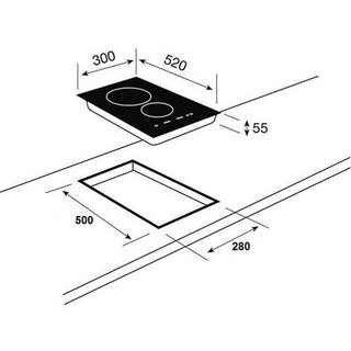 Bếp từ đôi Domino Kaff KF-330DI