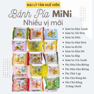 Bánh pía kim sa Tân Huê Viên mini 40g/bánh đủ vị