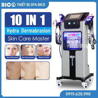 máy chăm sóc da aqua facial 10ni chức năng ✅ [BH 12 THÁNG] -Thiết Bị Spa BICO