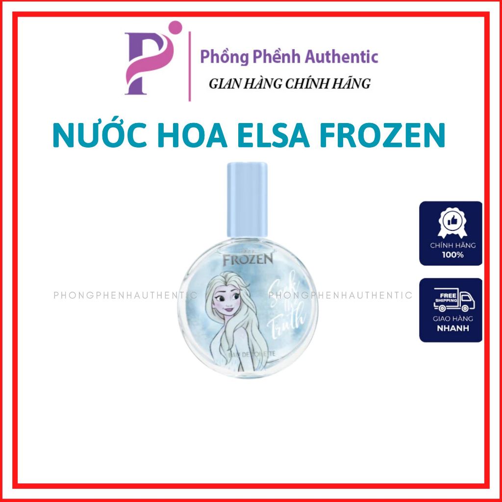 Nobox- NƯỚC HOA BÉ GÁI DISNEY FROZEN SEEK THE TRUTH EDT 30ML NO BOX - PHỒNG PHỀNH