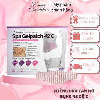 Miếng dán tan mỡ bụng 42 độ c spa gel patch