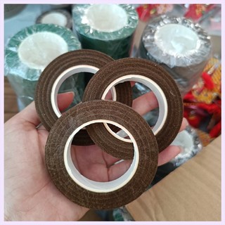 Cuộn băng keo sáp quấn cành làm hoa handmade, hoa kẽm nhung