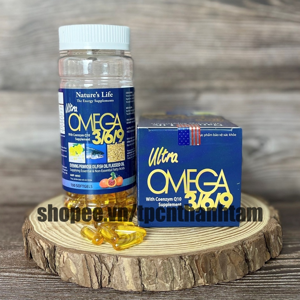 Dầu Cá Omega Alaska 3,6,9 Hỗ Trợ Hệ Tim Mạch , Trí Não , Tăng Cường Thị Lực , Sáng Mắt - Hộp 100v