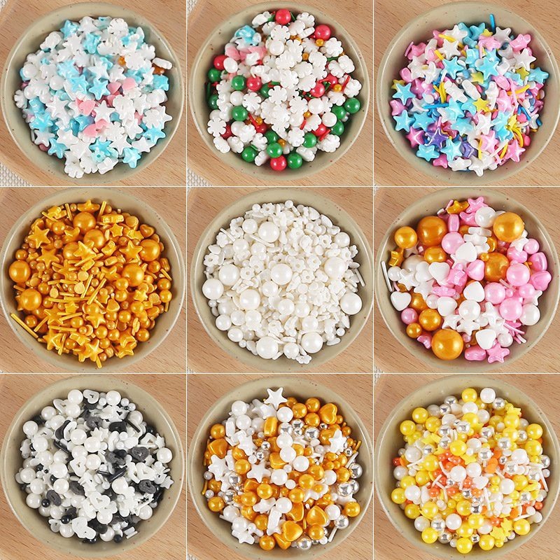 Kẹo Bông Đường/Bi Đường Trang Trí Bánh Kem 100g
