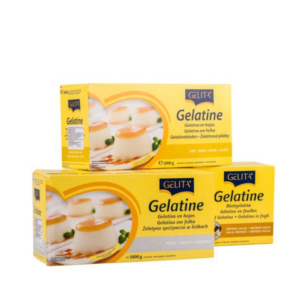 5 Lá Gelatine Hiệu Gelita 2.5g