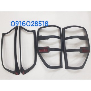 Ốp viền đèn pha /hậu xe ford ranger 2016-2021 cao cấp