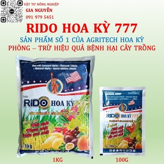 RIDO HOA KỲ 777 100G