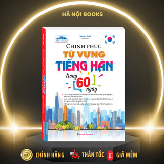Sách - Chinh phục từ vựng tiếng Hàn trong 60 ngày - Sách in màu - MT