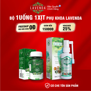 Combo xóa sổ Khí hư, Huyết trắng, Nấm ngứa, Khử mùi hôi