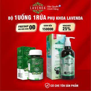 Combo LAVENDA ngăn ngừa Khí hư, Huyết trắng, Nấm ngứa, rối loạn nội tiết tổ