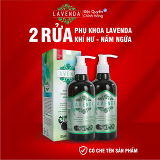 Combo 2 chai rửa LAVENDA làm sạch vùng kín, khử mùi hôi, khí hư, phòng ngừa bệnh phụ khoa (Lavenda 275ml/chai)