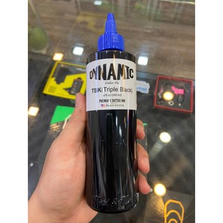 Mực xăm dynamic triple black chai chiết 1oz