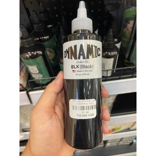 Mực xăm dynamic black chai chiết 1oz