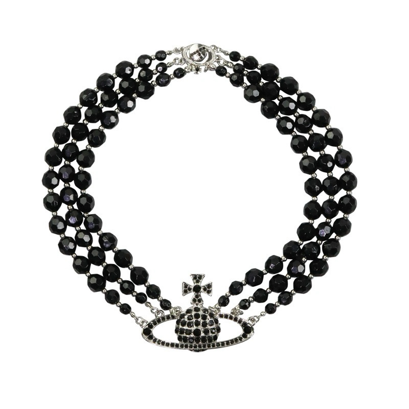 Vòng cổ VIVIEN.NE đen | ANHS Accessories