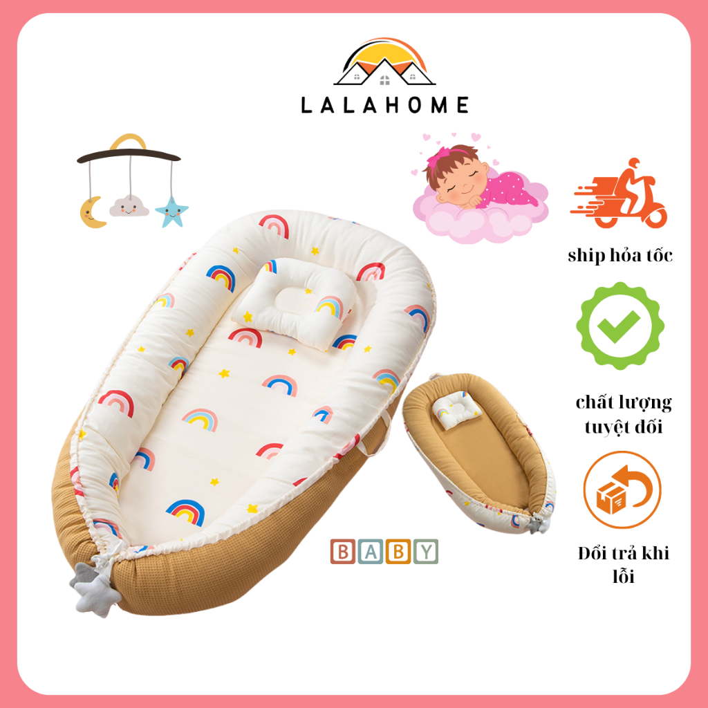 Nôi ngủ chung giường cho bé, Nôi vải, Đệm ngủ cho trẻ sơ sinh, Nôi ngủ cho em bé