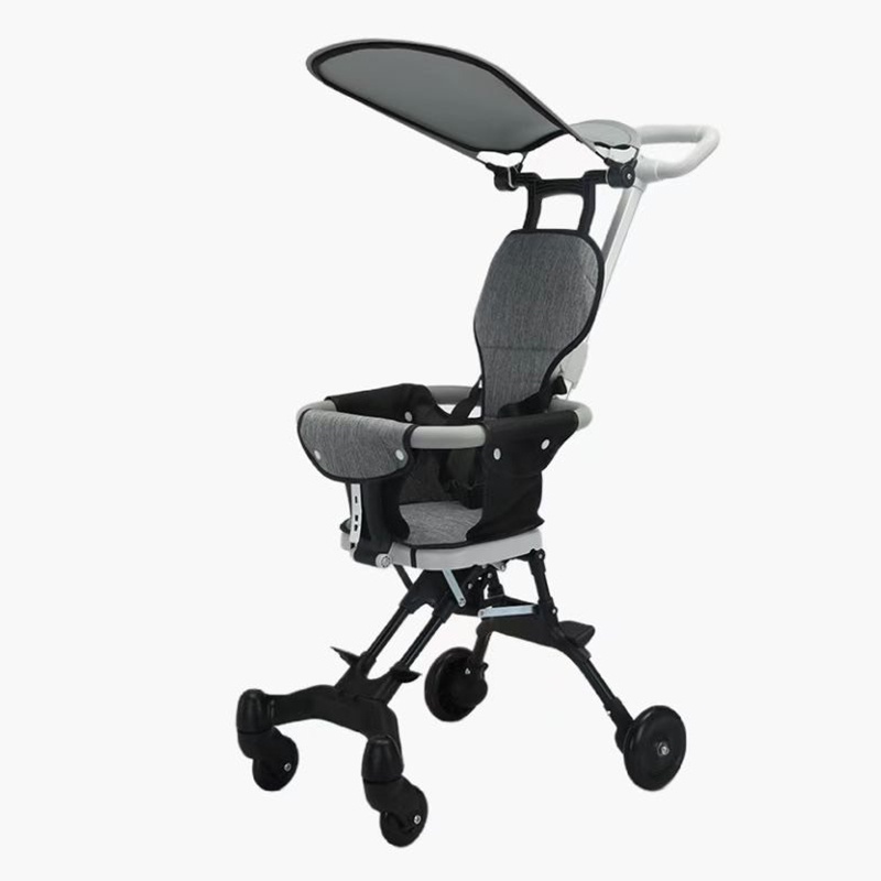 Xe Đẩy Gấp Gọn Đảo Chiều Grss Kèm Mái Che Cho Em Bé Siêu Gọn Nhẹ - Hàng Chính Hãng