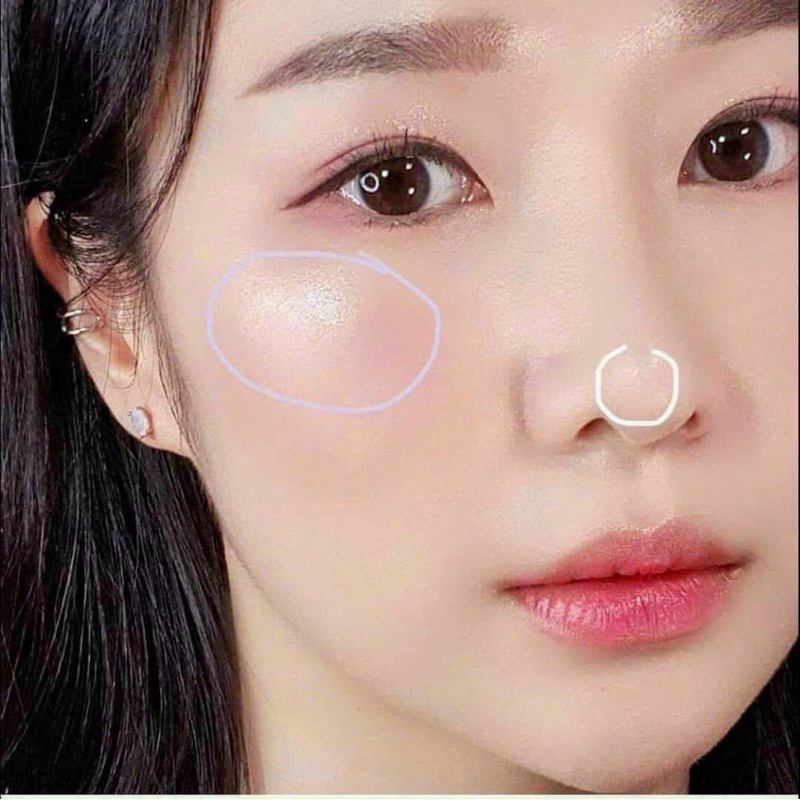 Thỏi phấn bắt sáng tạo khối dạng thỏi OHUI 7 gam