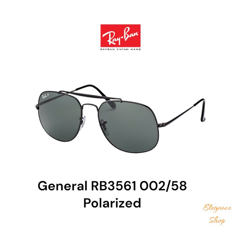 CHÍNH HÃNG Kính Mát RayBan Unisex RB3561 002/58