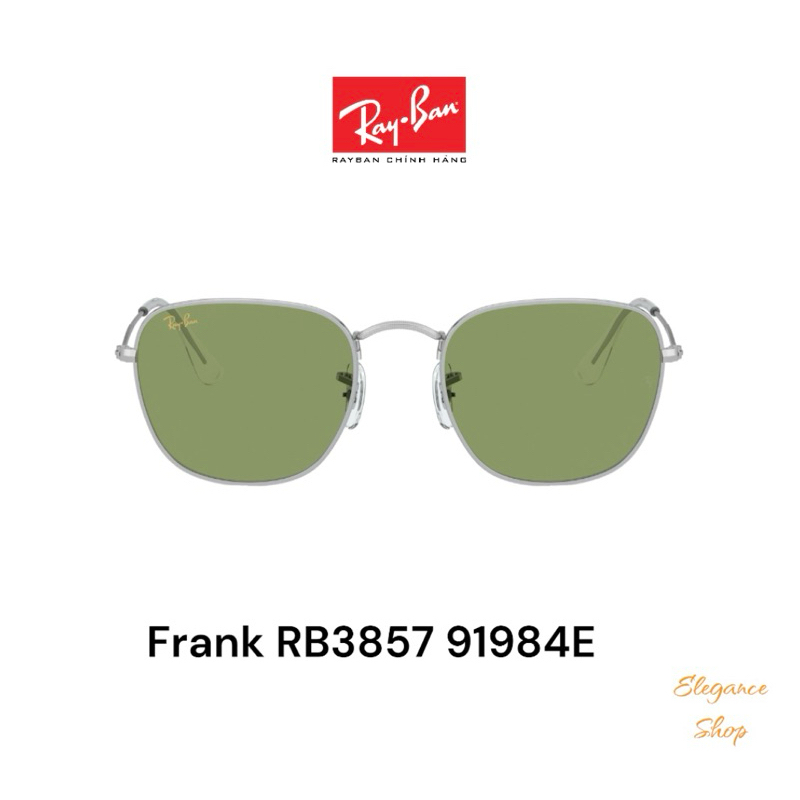 [Chính hãng] Kính Mát RayBan Frank RB3857 9198/4E Green chống tia UV, Kính Râm RayBan Unisex ELEGANCE Shop