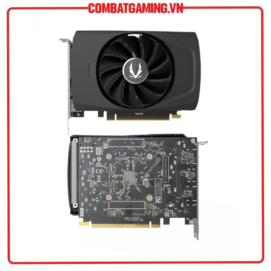 VGA Card Màn Hình ZOTAC GeForce RTX 4060 8GB Twin Edge OC Black White Edition & SOLO Hàng Chính Hãng