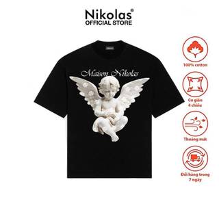 Áo thun unisex nikolas 100% cotton cupid tee