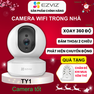Camera EZVIZ TY1 2MP 1080P / 4MP 2K Siêu Nét - Xoay 360 độ - Đàm thoại 2 chiều