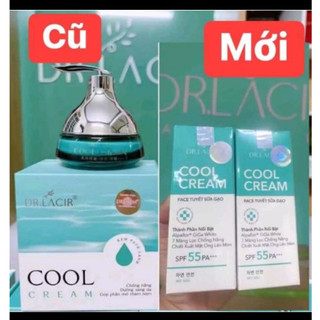 [mua1tặng1] Kem Face Lạnh Cool Cream Dr.Lacir - Kem chống nắng vật lý