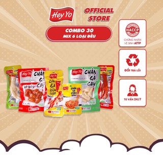 Combo Mix 30 Chân Gà Cay Hey Yo Việt Nam thơm ngon, chất lượng