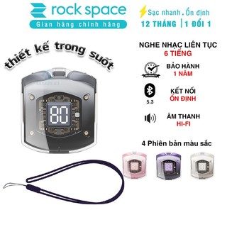 Tai nghe không dây bluetooth nhét tai TWS Rockspace Air Bubble nghe nhạc lên đến 20h hàng chính hãng bảo hành 12 tháng
