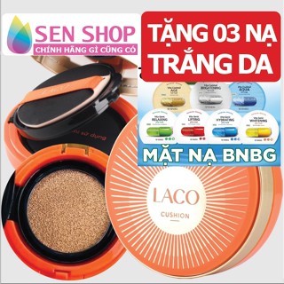 Cushion LACO phấn nước kiềm dầu che khuyết điểm kem nền trang điểm chống nắng nâng tone tạo lớp nền siêu mịn siêu mỏng