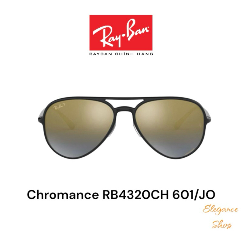 [Chính Hãng] Kính Mát RayBan RB4320-CH 601/JO Chromance chống tia UV, Kính Râm RayBan Nam Nữ ELEGANCE Shop