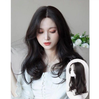 Tóc giả nguyên đầu, cả đầu xoăn sóng ngắn không mái chất sợi tơ cao cấp tặng lưới đội TGNA04