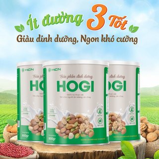 Combo 4 hộp sữa hạt dinh dưỡng hogi hcn lon 300g, thay thế bữa ăn, phù hợp ăn kiêng, ăn chay