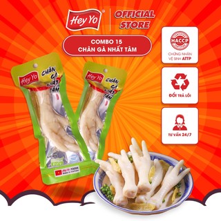  Combo 15 Chân gà cay Hey Yo Nhất Tâm 40g hàng Việt Nam chất lượng
