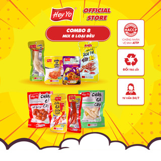 Combo Mix 8 Chân Gà Cay Hey Yo đặc biệt hàng Việt Nam chất lượng