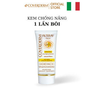 Kem Chống Nắng 1 LẦN BÔI Coverderm Filteray Chống Nước, Chống 4 Loại Tia UVA/UVB/HEV/IR Dung Tích 50ml